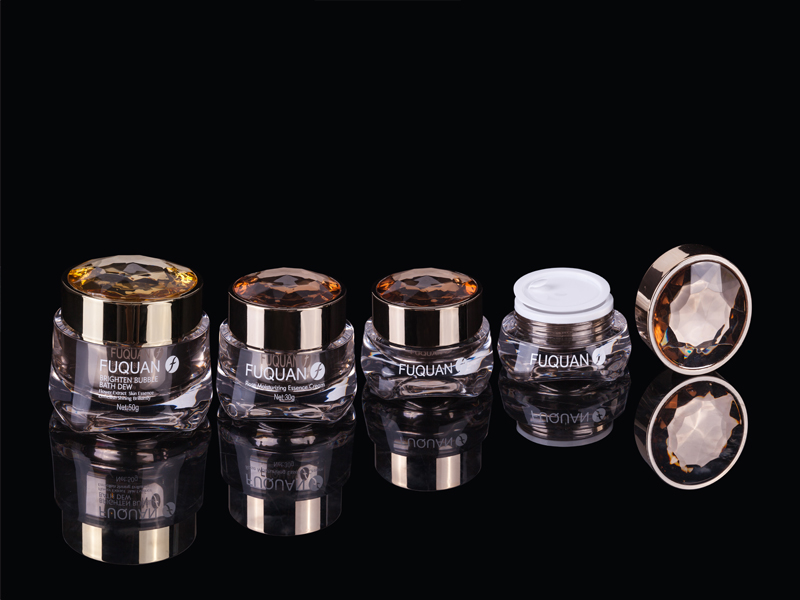 Square Base-Top Diamond Cap Jar Series